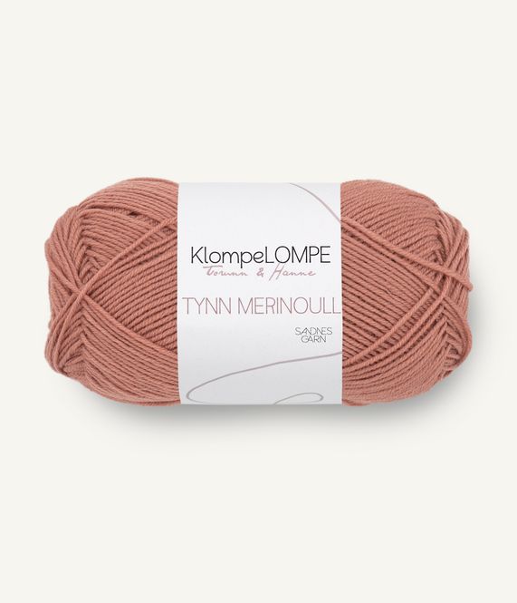 Hovedbilde UT KlompeLOMPE Tynn Merinoull 3544 Brunrosa 